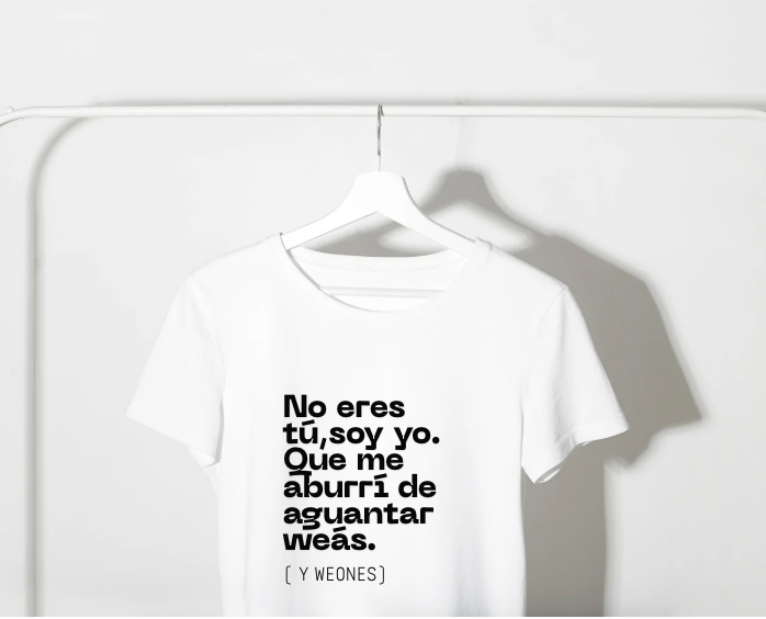 Polera no eres tú /oversize