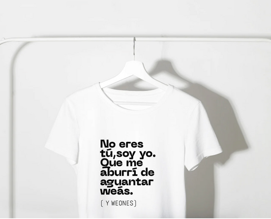 Polera no eres tú /oversize