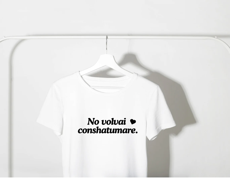 Polera no volvai /oversize
