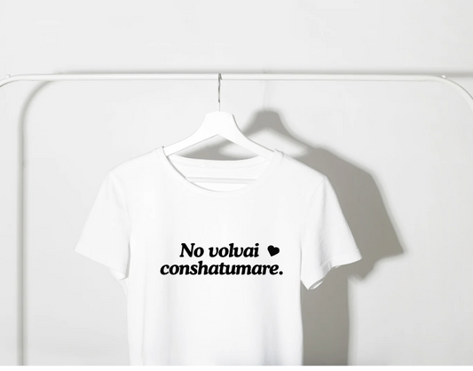 Polera no volvai /oversize