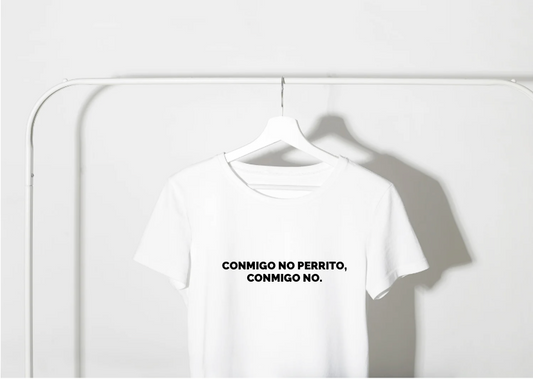Polera conmigo no perrito /oversize